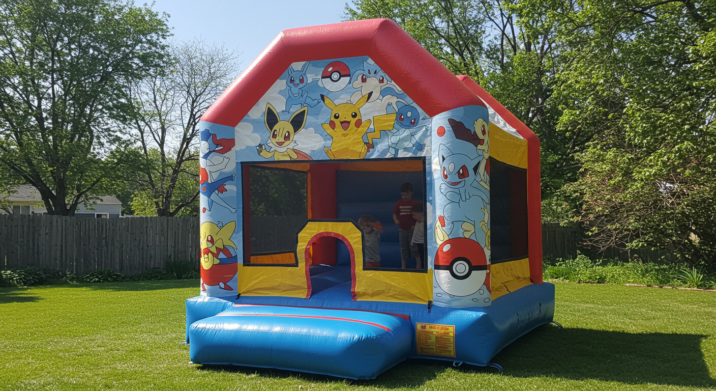 "Pokemon bounce and hoop houses rental Albuquerque for kids"